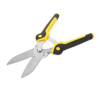 DIKACA Cisailles à Tôle Robustes en Acier Inoxydable, Lame Droite pour Coupe-métal Précise, Outil Multi-usages Léger Poignée Ergonomique, pour Travaux de Toiture et Maintenance