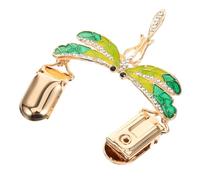 DIKACA Clip Cardigan Métal avec Cristaux Pince Pull Léger et Pratique Épingle Châle Rétro Unisexe Style Paon pour Vêtement et Écharpe