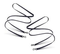 DIKACA Corde de Anti-Perte en Nylon Noir, Lot de 2, Légère et Portable, pour Enfants, pour Moufles et Mitaines