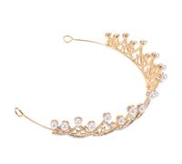 DIKACA Couronnes de Mariage avec Strass Diadèmes Baroques Rétro pour Femmes Coiffes de Princesse pour Mariages Fêtes et Anniversaires