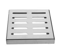 DIKACA Couvercle de Drain Acier Inoxydable de Canalisation Robuste pour Allée et Garage Protection Anti-bouchage pour Drainage Extérieur