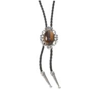 DIKACA Cravate Bolo Vintage Agate pour Hommes et Femmes Décoration de Col de Chemise Style Western Accessoire Élégant et Unique