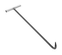 DIKACA Crochet de Levage Robuste pour Couvercle de Regard Acier Haute Résistance Poignée Longue Ergonomique pour Levage Manuel Facile
