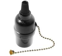 DIKACA Douille de Lampe avec Chaînette Allumage Support Plafonnier Stable et Résistant Dissipateur Thermique Performant Interrupteur à Tirage Pratique pour Contrôle Lumineux Simple