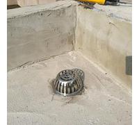 DIKACA Drain de Sol Acier Inoxydable pour Balcon Évacuation Ronde Anti-obstruction Grand Débit Eau Installation Facile Protection des Canalisations