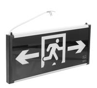 DIKACA Éclairage Secours LED Suspendu pour Sortie de Secours Indicateur Évacuation Haute Visibilité Lumière Urgence Homologuée Installation Facile pour Lieux Publics et Commerciaux