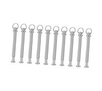 DIKACA Ensemble de 10 Kit de Réparation pour Éventail Pliant Rivets Métalliques avec Anneaux pour Accessoires DIY Fixation pour Restauration Esthétique et Renforcement Du Ventilateur