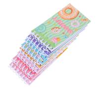 DIKACA Ensemble de 8 Jolis Cahiers à Spirale Motif Donut, Papier Épais Anti-traversée, Format Compact pour L'école Bureau