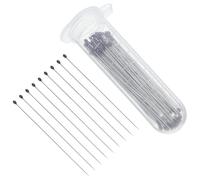 DIKACA Épingles D'entomologie en Acier Inoxydable 2 Lot de 100 Set de Pièces pour Montage, Fixation et Préservation de Spécimens D'insectes, Outil Précis pour Kit D'observation