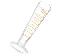DIKACA Éprouvette Graduée Couleur Aléatoire 10ml pour Laboratoire en Verre Dispositif de Mesure Multi-usage Précis pour Ingrédients Liquides et Solides, Cuisine ou Laboratoire
