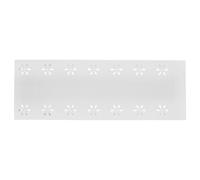 DIKACA Étagère de Placard Extensible Réglable 32-48 Cm en Métal Blanc, Séparateur de Rangement sans Clous pour Dressing et Armoire, Organisateur Flexible pour Vêtements et Accessoires