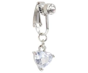 DIKACA Fake Belly Button Ring Non Piercing Navel Ring For Women Alloy Dangle Belly Jewelry Gift For Festival Party Dance