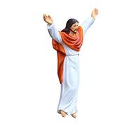 DIKACA Figurine Suspendue Résine Décoration Religieuse Compacte pour Intérieur et Extérieur Ornement Mural Pratique et