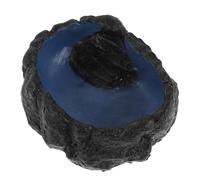 DIKACA Gamelle pour Reptiles en Plastique Alimentaire Taille Moyenne Bac à Eau et Nourriture Polyvalent pour Lézards, Tortues et Amphibiens Bol D’Angle pour Terrarium, Gamelle