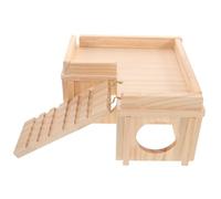 DIKACA Grand Abri pour Reptiles avec Rampe Descalade et Plateforme de Bain de Soleil Cachette Naturelle Sécurisée pour Grands Dragons Habitat Terrarium Lizard Basking Platform Reptile