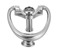 DIKACA Heurtoir de Porte D'entrée en Alliage de Zinc Finition Brossée avec Œilleton Intégré, Poignée Annulaire Ronde pour Porte en Bois ou Métal, Décoration Extérieure Rustique, Heurtoir