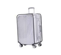 DIKACA Housse de Protection Valise Transparente avec Bande Adhésive Antisalissure et Rayures Compatible Trolley et Bagages de Voyage