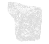 DIKACA Housse Transparente pour Pouf Gonflable 60X40X60 CM en PVC Imperméable, Siège de Rangement pour Peluches d'Garçon et Filles, Pouf de Rangement Pratique et Léger pour Chambre