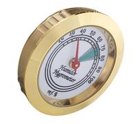 DIKACA Hygromètre Analogique Mini pour Boîte à Cigares Mesure Précise de Humidité Accessoire Portable pour Cave à Cigare et Voyage