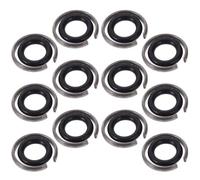 DIKACA Jeux de 30 Anneaux de Retenue pour Douille 1/2 avec Joint Torique en Caoutchouc et Bague en Fer Robuste, Accessoires pour Clé à Chocs Pneumatique et Électrique, Outils