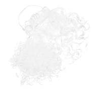 DIKACA Kit Barbe Père et Perruque Blanche Texture Réaliste Confortable et Respirant Costume de pour Hommes Fêtes et Événements Communautaires