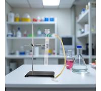 DIKACA Kit Éducatif de Laboratoire Générateur de Gaz Pédagogique pour Hydrogène Dioxyde de Carbone et Oxygène Appareil D’Électrolyse Compact pour Salle de Classe de Chimie Matériel