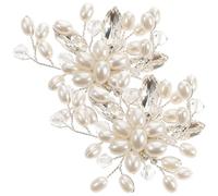 DIKACA Lot de 2 Clips de Chaussures en Métal avec Décorations Brillantes Amovibles pour Mariage Bijoux Élégants pour Talons Hauts Décorations de Fête