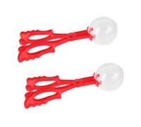 DIKACA Lot de 2 Pinces Capture-insectes Rouges en Abs et Ps, Outils Pédagogiques pour Garçon et Filles, Kit Exploration Nature en Extérieur, Kit Attrape-insectes pour Motricité Fine