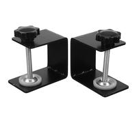 DIKACA Lot de 2 Pinces de Fixation Réglables pour Tiroir en Acier au Carbone 3 Mm D'épaisseur, Outil de Montage pour Panneaux de Bois, Maintien Stable Installation D’armoires