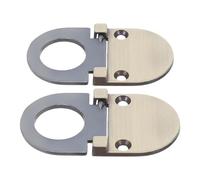 DIKACA Lot de 2 Poignées Encastrées en Alliage 208 Cuivre Vert Antique, Poignées de Meuble Invisibles pour Tiroirs et Portes de Placard, Dissimulées et Silencieuses, Cuisine et