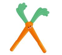 DIKACA Lot de 2 Stylos à Encre Gel de Carotte, Design Cartoon, Encre Fluide, Stylo D’élève Ergonomique, pour Bureau, École et Prise de Notes Quotidienne