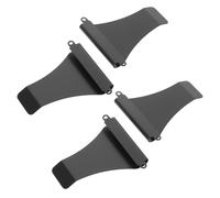 DIKACA Lot de 4 Pinces à Billets en Métal Inoxydable, Porte-Cartes Compact et Fin, Clip Porte-Carte D’identité pour Homme, Accessoire de Portefeuille Élégant et Pratique pour