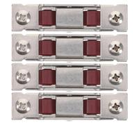 DIKACA Lot de 4 Roulettes à Double Roue en Acier Inoxydable pour Châssis Coulissant Galets Doubles Solide pour Fenêtres et Portes Coulissantes Compatibles Rails Standard Usage