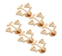 DIKACA Lot de 6 Broches de Revers en Métal Forme Balance Insignes de Costume pour Homme Épingles pour Manteau et Chemise Accessoires Juridiques Polyvalents pour Événements