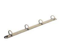 DIKACA Mécanisme de Remplacement à 4 Anneaux pour Classeur A4 en Métal Finition Vert Bronze, Diamètre 2 Cm, Anneaux de Reliure Ouvrables, Kit de Réparation pour Documents de Bureau