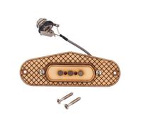DIKACA Micros Humbucker à 3 Cordes pour Guitare Cigar Box en Bois D'érable Protection Bobine et Tonalités Équilibrées Classiques
