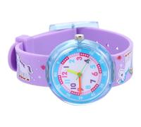 DIKACA Montre-Bracelet Design Léger et Simple pour Garçon et Filles en Silicone Motif Dessin Animé Montre la Mode et Confortable Adaptée aux Garçons et Filles