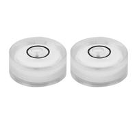 DIKACA Niveau à Bulle Circulaire 16 Pcs Diamètre 15 MM Hauteur 6 MM Blanc Niveau à Bulle Horizontal Précis pour Mesure et Nivellement Outil de Mise en Page Professionnel pour Bricolage
