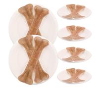 DIKACA Offrandes Funéraires pour Animaux de Compagnie en Papier Réaliste, Lot de 6 Paquets D’os Commémoratifs pour Chien, Accessoires pour Cérémonie de Deuil Animalier,