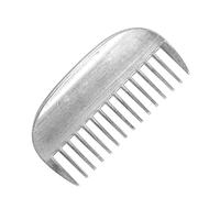 DIKACA Peigne Aluminium Pour Animaux Brosse Démêlante Large Pour Chien et Chat Peigne Métallique Nœuds et Poils Morts et Portable pour Poils Courts et Longs