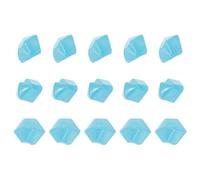 DIKACA Pierres Phosphorescentes Bleu 400 Pcs, Gravier Décoratif pour Aquarium et Jardin, Cailloux Lumineux en Résine Sûrs et Solides, Décoration Lumineuse pour Bassin et Chemin Extérieur