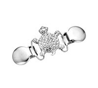 DIKACA Pince à Pull en Alliage Ornée de Cristaux Pince à Châle pour Femme Accessoire Vestimentaire pour Cardigan et Robe Clip Serrage-Vêtement Élégant et Pratique pour Accessoires