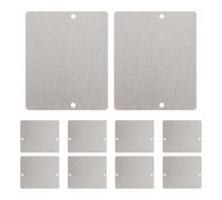 DIKACA Plaque Isolante en Mica 104x85mm pour Micro-ondes, Kit de Réparation 10 Pièces, Feuille Résistante la Chaleur, Panneau Isolant de Remplacement pour Four à Micro-ondes,