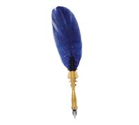 DIKACA Plume Encre Vintage avec Design Pailleté Stylo Plume Décoré pour Calligraphie et Écriture Artistique Contrôle Précis et Nettoyage Facile
