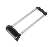 DIKACA Poignée de Bagage Extensible en Aluminium Double Structure de Tige, Mécanisme Interne Caché pour Valise, Accessoire Silencieux pour Trolley de Voyage