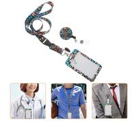 DIKACA Porte Carte Étudiant Anti-rayures avec Lanière Rétractable Protection Id Polyvalente pour Cartes de Transport et Badges Scolaires Accessoire Pratique pour École et Bureau