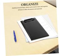 DIKACA Porte Document Bifold PU pour Bureau et Classe Organiseur de Fichiers Sécurisé pour Examens et Documents Design Portable et Élégant pour Usage Professionnel