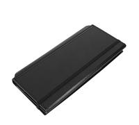 DIKACA Presse-papiers Médical Pliable à Trois Volets Noir, Léger et Imperméable en Pp, Protège Documents pour Étudiants en Médecine et Infirmiers en Milieu Hospitalier