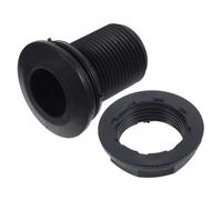 DIKACA Raccord Fileté Pouce pour Cuve et Aquarium Connecteur Étanche avec Joint Silicone Adapté Aux Réservoirs Eau et Systèmes Irrigation