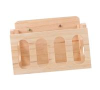 DIKACA Râtelier pour Foin de Petits Animaux Distributeur Fixe pour Cochons et Chinchillas Mangeoire Antigaspillage Facile à Installer pour Cage